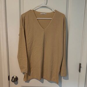 Staccato Beige Knit Top